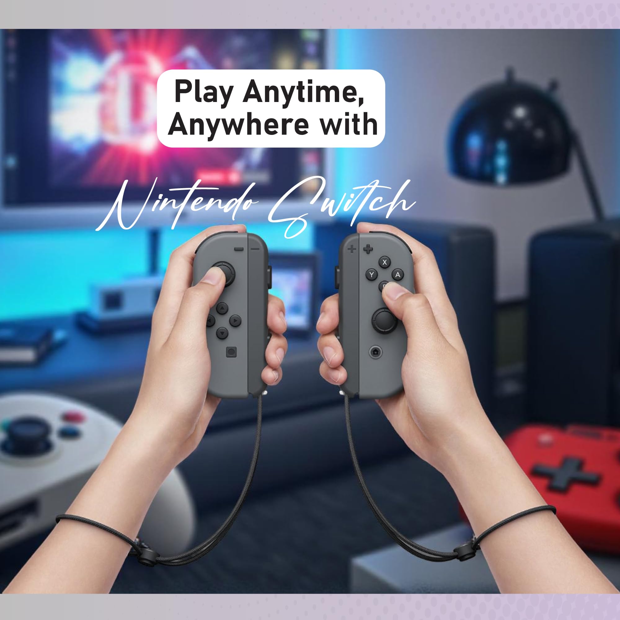 Amazon.com: Nintendo Switch with Black and Gray Joy-Con with Dock